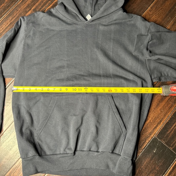 Hoodie sweater long sleeve basic cotton Los Angeles Apparel unisex warm ski - Picture 2 of 4